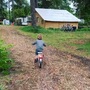 the boy that learned how to ride a bike in a day...